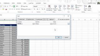 Bài 24: Sắp xếp dữ liệu trong Excel Sort