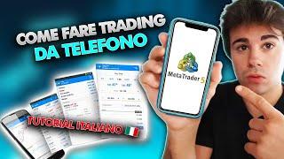  How to trade from your phone | METATRADER 5 tutorial ITA