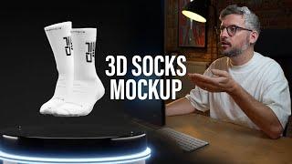 Create High-Quality 3D Sock Designs in Blender: Easy Mockup Tutorial