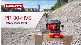 Laser Levelling: Hilti PR 30-HVS A12 Outdoor rotating laser level