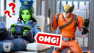 WOLVERINE: EXTREME Prison Escape! (Fortnite Cops & Robbers)