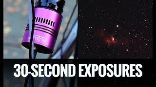 Deep Sky Astrophotography using 30-Second Exposures