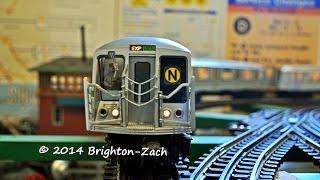 EXCLUSIVE! MTH MTA NYC Transit 6-Car R40 Slant N Train Subway Set !