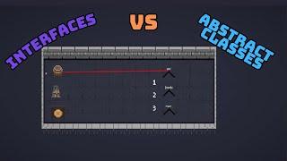 Interfaces vs Abstract Classes / Inheritance | Programming concept overview
