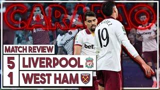 Liverpool 5-1 West Ham highlights | STUPID ALVAREZ SENT OFF | Wrong XI but better performance