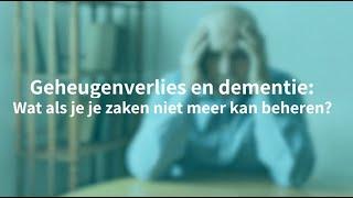 Notaristip: anticiperen op geheugenverlies en dementie