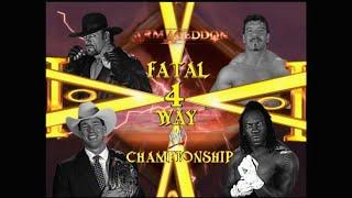 Story of JBL vs. The Undertaker vs. Eddie Guerrero vs. Booker T | Armageddon 2004