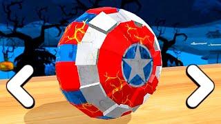 Going Ball vs Super Rolling Ball - Who Will Win: Captain Ball or Mask Ball? Race-809