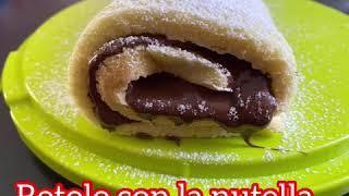 Rotolo con la nutella