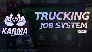 Fivem - Karma Developments Trucking Job System [QBCore/ESX]