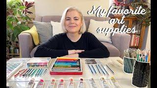 Artist Vlog  My Favorite Art Supplies in 2023  