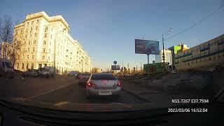 Driving in Moscow city: Текстильщики - Кузьминки - Басманный 06/03/2022 (timelapse 4x)