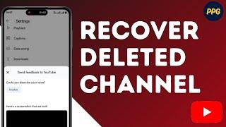 How to Recover Permanently Deleted YouTube Channel ?