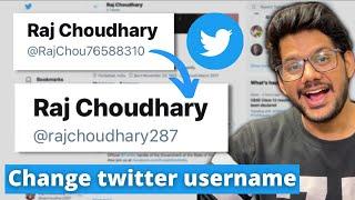 How to change username on Twitter | Twitter par username Kaise change kare (2021) HINDI