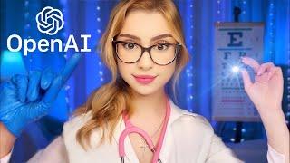 ASMR Cranial Nerve Exam BUT CHATGPT Writes the SCRIPT (It's RANDOM) Ear, Eye, AI ASMR For Sleep 