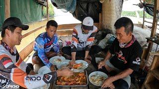 MANCING UDANG GALAH BABON CUMA SEBENTAR DAPAT BANYAK LANGSUNG MASAK DI ATAS PONDOK