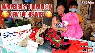 ANNIVERSARY SURPRISE OF OFW FOR HIS WIFE 