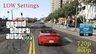 GTA 5 on Intel HD graphics 4000/530/630/UHD630