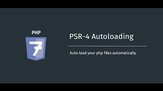 PHP PSR-4 Autloading