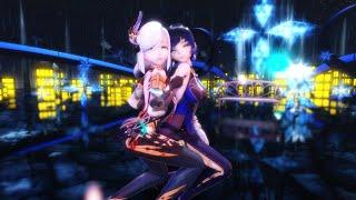 【Genshin MMD/原神MMD】shenhe/申鹤、yelan/夜兰！Tadow