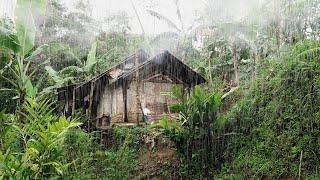 HEAVY RAIN WHILE COOKING WITH A YOUNG COUPLE WHO LIVED IN THE HOUSE IN THE MIDDLE OF THE FOREST