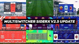 PES 2017 NEW MULTISWITCHER SIDERX V2.5 UPDATE