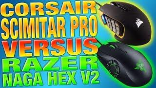 Corsair Scimitar Pro VS Razer Naga Hex V2 - Which Gaming Mouse Is Better