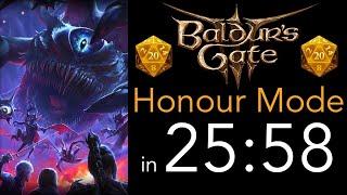 Baldur's Gate 3 - Honour Mode in 25:58