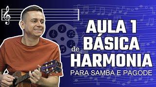 AULA BÁSICA DE HARMONIA PARA CAVAQUINHO | PROFESSOR DANIEL MARTINS @escoladecavacodanielmartins