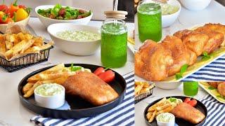 فيليه السمك المقلي المقرمش  بطريقه جدا شهيه مع الصوص الخاص  Fried fish fillet