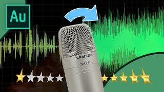 Perfect Voice Processing in Adobe Audition | Changing the sound of a Samson C01u Pro microphone