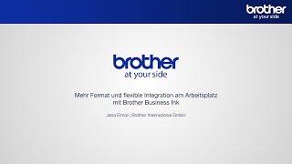 Mehr Format und flexible Integration am Arbeitsplatz mit Brother Business Ink