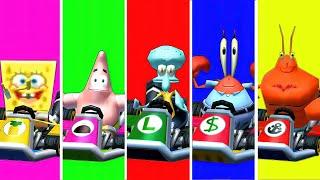 Mario Kart 7 - Spongebob Characters Join the Race | The Best Racing Game on 3DS