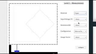 STRAIN GAUGE USING VIRTUAL LAB