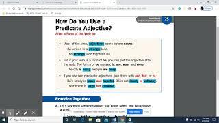 Predicate Adjectives