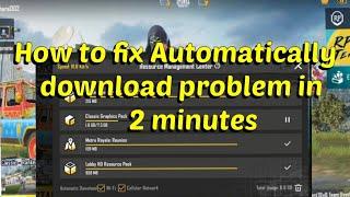 How to fix Automatically download problem in pubg mobile/Sajid Gaming Fun