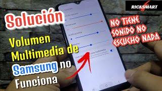 Solución Problema de Sonido multimedia de teléfonos Samsung A10 A20 A30 A50 M10 M20 Altavoz