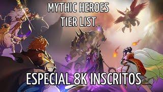Mythic Heroes - Tier List Atualizada - Melhores Personagens