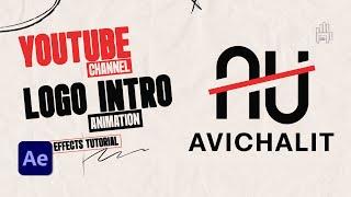 Logo Animation for YouTube Channel Intro in After Effects Tutorial | Logo Motion Design