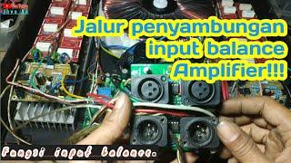 Cara pasang INPUT BALANCE pada power Amplifier || Deskripsi