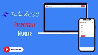 Tailwind CSS Responsive Navbar || Source Code ||