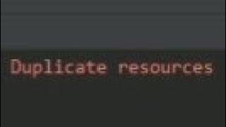 How to solve Duplicate Resources Errors in Android studio #stopcoding @StopCoding