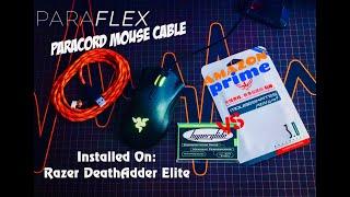 Paracord & Hyperglide Install/Review | HyperGlide vs Amazon Mouse Skates?! | Razer DeathAdder Elite