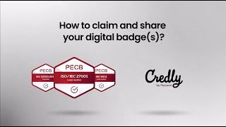 How to Claim and Share Your PECB Digital Badges