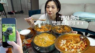 Is my face weird? Recent commentsㅣBibimbap, spicy pork galbi, bean pasteㅣHamzy Vlog