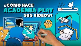 ¿Cómo hace Academia Play sus vídeos? ¿Qué programas usa?