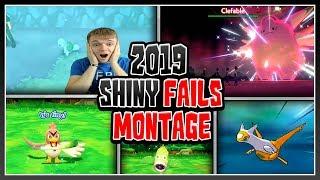 2019 Shiny Fails Montage in Pokémon USUM, Let's Go & Sword and Shield!