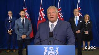 Ont. Premier Ford announces new COVID-19 screening tool for students and teachers – Sept. 16, 2020