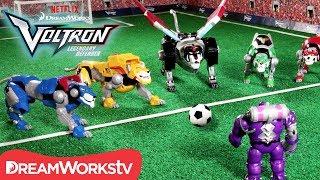 Voltron Soccer Showdown [STOP MOTION] | DREAMWORKS VOLTRON LEGENDARY DEFENDER