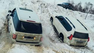 Surprise from SUBARU / RANGE ROVER argued with TOYOTA PRADO off-road!